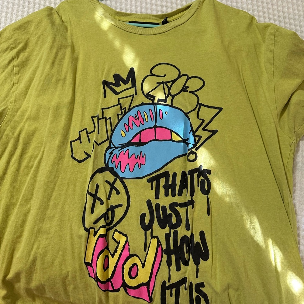 Kids Graphic Tee - Lime Green